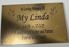 Bp66 engraved bench for sale  SOWERBY BRIDGE