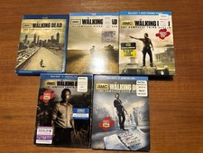 AMC The Walking Dead Seasons 1-5 Blu Ray Lot Good Condition Tested  comprar usado  Enviando para Brazil