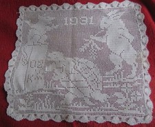 Vintage hand crochet for sale  SOUTH BRENT