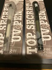 2 canetas de tinta invisível Top Secret UV caneta espiã com luz UV marcadores mágicos espiões comprar usado  Enviando para Brazil