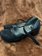 Dansko black leather for sale  WATFORD