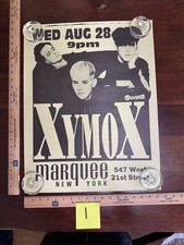 Pôster XYMOX AT THE MARQUEE NEW YORK 547 WEST 21ST STREET (#1) 17,5x23" comprar usado  Enviando para Brazil