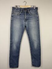 Jeans EDWIN azul japonês denim fino afunilado ED-80 conforto tamanho 32/34 comprar usado  Enviando para Brazil