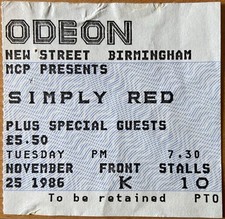 Simply red concert for sale  TAMWORTH