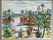 Moroccan orientalist landscape d'occasion  Expédié en Belgium