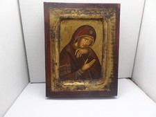 Icone byzantine mère d'occasion  Liesse-Notre-Dame