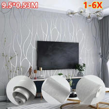 Embossed wallpaper silver for sale  WORCESTER