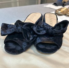 Ropa, Zapatos y Accesorios Mujer 6M Zapatos Terciopelo Azul Marino Tacones Bloque segunda mano  Embacar hacia Mexico
