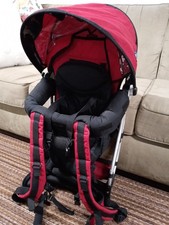 Mochila Chicco SmartSupport Portabebés Marco de Aluminio Carrito Rojo con Pantalla segunda mano  Embacar hacia Mexico