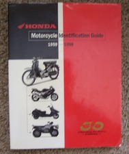 Capa mole guia de identificação de motocicleta Honda 1959 - 1998 primeira edição comprar usado  Enviando para Brazil