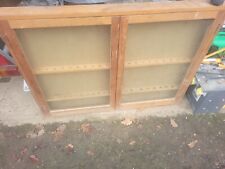 pine wall display cabinet for sale  UK