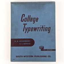 College typewriting 4th for sale  Los Angeles