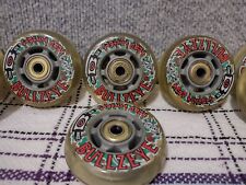 Rodas de skate em linha Bullzeye Head Hunters - com rolamentos ABEC 3k 72mm 82A vintage comprar usado  Enviando para Brazil
