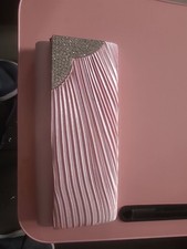 Pink clutch bag for sale  SKELMERSDALE