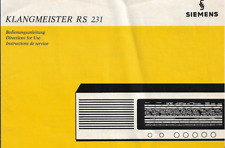 Siemens klangmeister 231 gebraucht kaufen  Kiel
