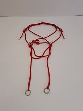 Red rope bitless for sale  LINCOLN