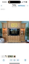 custom wall oak unit for sale  Toms River