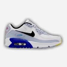Tênis Nike Air Max 90 Ltr Branco/Preto Azul Whisper DV3607 101 EUA Tamanho 5.5Y, usado comprar usado  Enviando para Brazil
