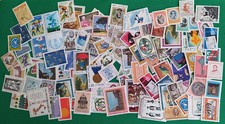 Lotto 100 francobolli usato  Acireale