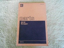 Trator/raspador manual de peças Caterpillar 651E 48 páginas livro gato 88Z1-Up  comprar usado  Enviando para Brazil