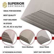 Greyboard 0.6mm 1mm for sale  CHORLEY