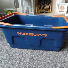 Vintage sainsbury basket. for sale  STOCKPORT