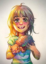 Bambina lumaca opera usato  Alghero