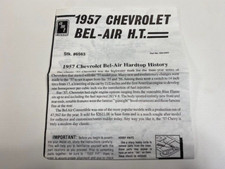 1957 chevrolet bel for sale  Bradford