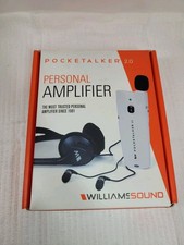 Kit amplificador auditivo pessoal Williams Sound Pocketalker 2.0 com fones de ouvido Akg comprar usado Kit amplificador auditivo pessoal Williams Sound Pocketalker 2.0 com fones de ouvido Akg comprar usado  Enviando para Brazil