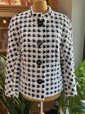 Usado, Deslumbrante JAQUETA VINTAGE ESCADA xadrez preto e branco Boucle, 38, Reino Unido 12 comprar usado Usado, Deslumbrante JAQUETA VINTAGE ESCADA xadrez preto e branco Boucle, 38, Reino Unido 12 comprar usado  Enviando para Brazil