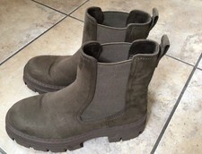 Green chunky boots for sale  PRESTON