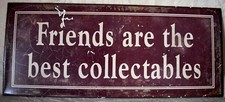 Metal sign friends for sale  Pollock