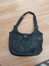 Clarks black leather for sale  BRIDGWATER