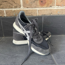 Tênis Onitsuka Tiger Serrano tamanho EUA 4 EU 36 preto cinza D6K3N corredor retrô comprar usado  Enviando para Brazil
