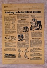 Ddr plakat anleitung gebraucht kaufen  Berlin