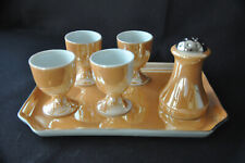 Service coquetiers porcelaine d'occasion  Guilvinec
