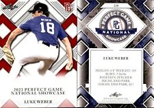 LUKE WEBER Rookie 2023 Leaf Perfect Game National Showcase #228 VERMELHO comprar usado  Enviando para Brazil