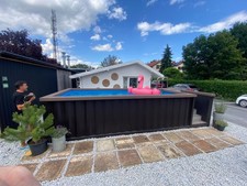 Basen kontenerowy 6000x2500x1400 mm, ogrodowy , mobilny , PREMIUM na sprzedaż  PL