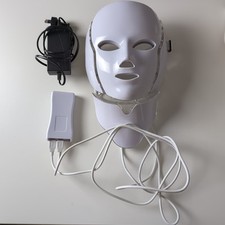 Mascarilla facial terapia de luz LED rejuvenecimiento de la piel dispositivo blanqueador antienvejecimiento segunda mano  Embacar hacia Mexico