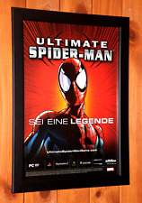 Ultimate Spider-Man PS2 Xbox NDS GameCube raro promocional pequeno pôster página de anúncio emoldurada comprar usado  Enviando para Brazil