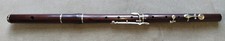 Usado, Flauta de madeira francesa antiga média 19º 5 teclas - Toca bem 440Hz comprar usado  Enviando para Brazil