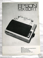 Epson 80f printer d'occasion  Expédié en Belgium