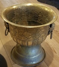Vintage brass planter d'occasion  Expédié en Belgium