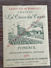 étiquette château croix d'occasion  Toul