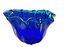 Vintage murano blue for sale  Buxton