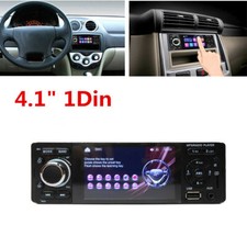 Rádio de carro 4,1" 1Din capacitivo tela sensível ao toque áudio Bluetooth estéreo MP4 MP5 player comprar usado  Enviando para Brazil