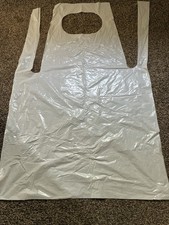 White disposable aprons for sale  HALIFAX