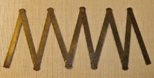 ANTIGUO METRO ARTICULADO Y PLEGABLE DE BRONCE comprar usado  Enviando para Brazil
