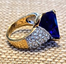 Gold rhinestone deep for sale  Sunburst