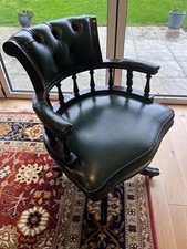Captains chair green for sale  OSWESTRY
